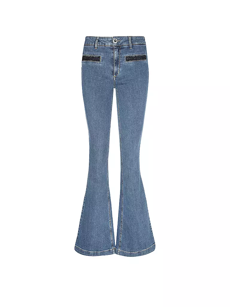 LIU JO Jeans Boot Cut UP BEAT BRAID  blau