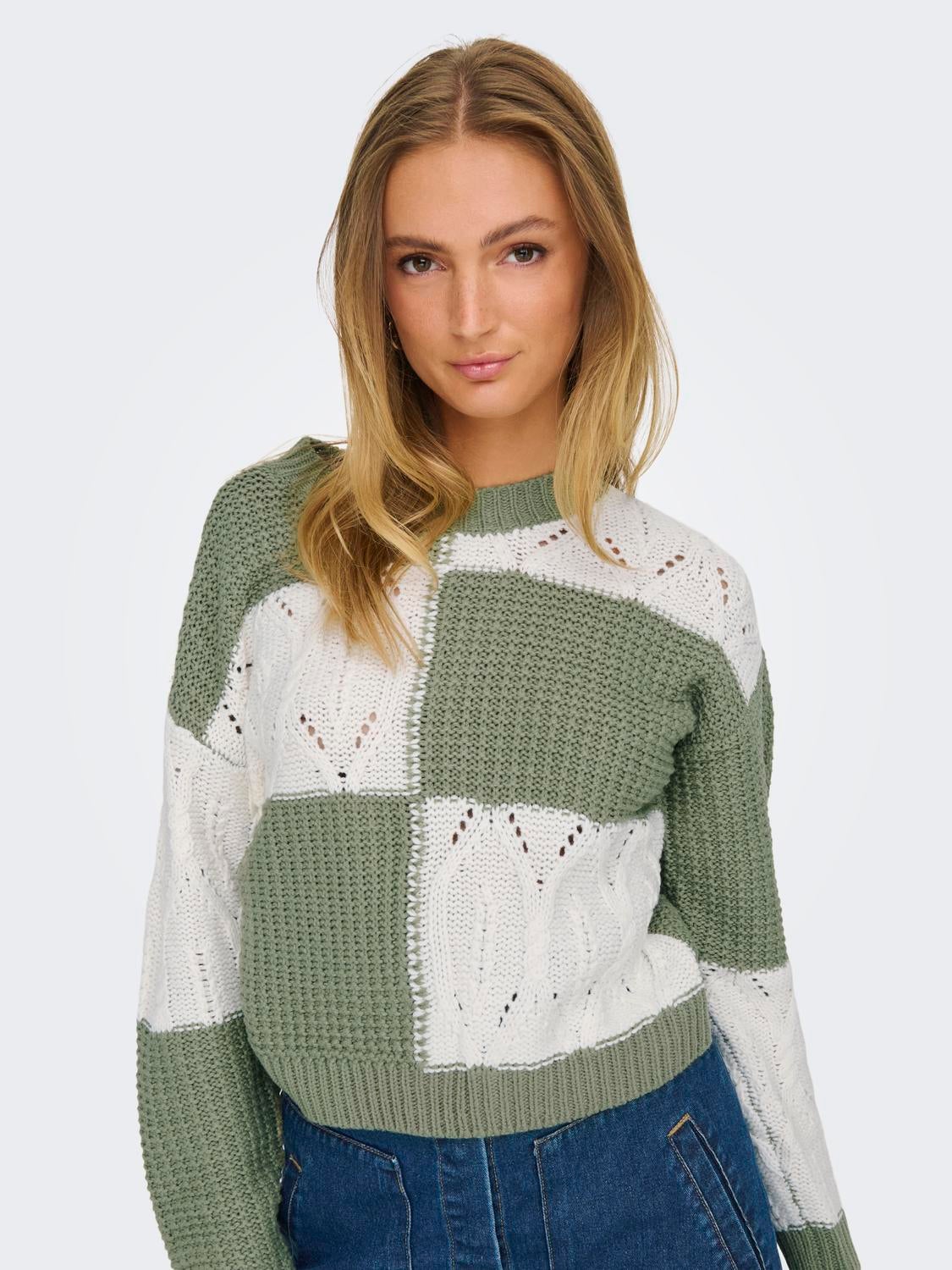JDYJUSTY Strickpullover Sea Spray