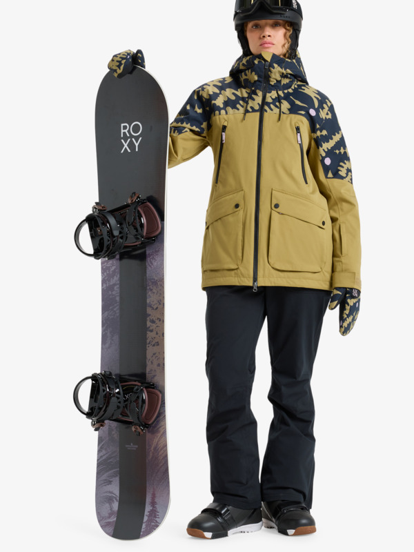 Stated 20K Veste de snow technique Beige Femme