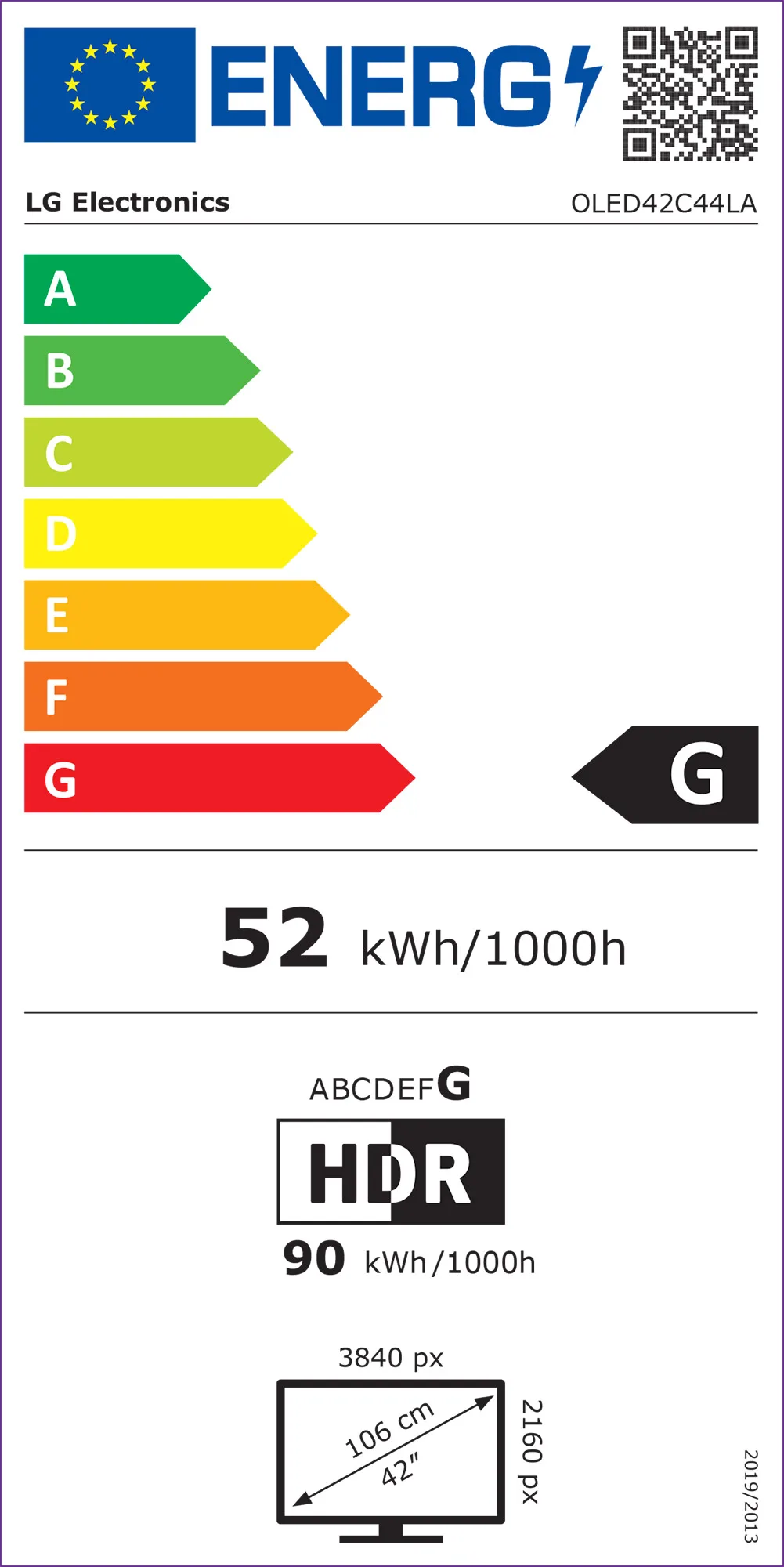 LG OLED42C4 TV OLED