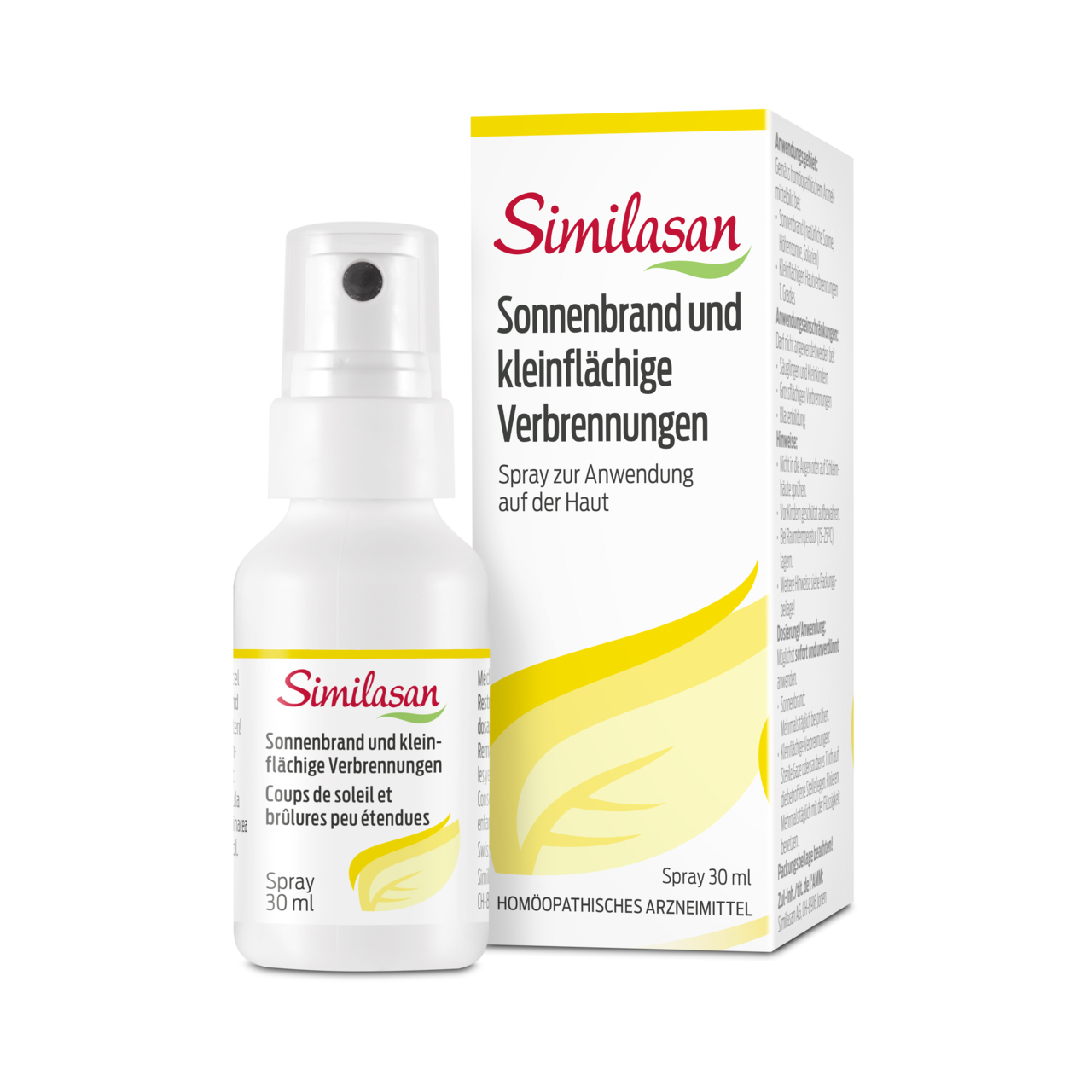 SIMILASAN Sonnenbrand und kleinflächige Verbrennungen<br>30 ml, Flasche, Spray zur Anwendung auf der Haut, Lösung