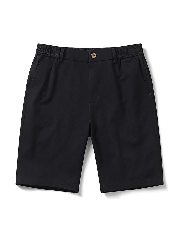 Besto - Mid Rise Plain Shorts