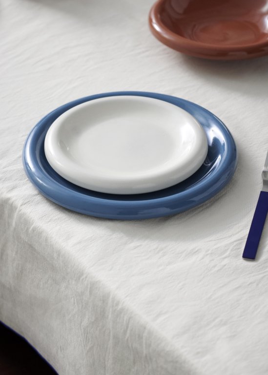 Hay Barro dinerbord Ø24 set van 2 Off-White