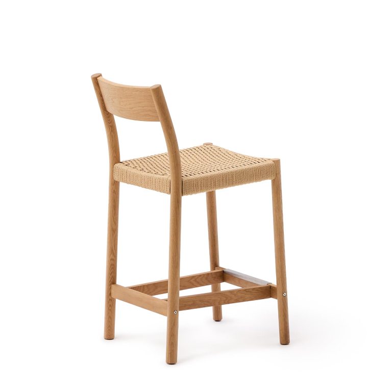 Kave Home Yalia barkruk zwart