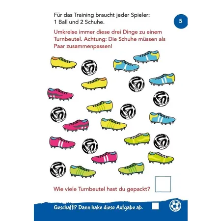 Carlsen Verlag Mein bunter Fußball-Mitmachblock