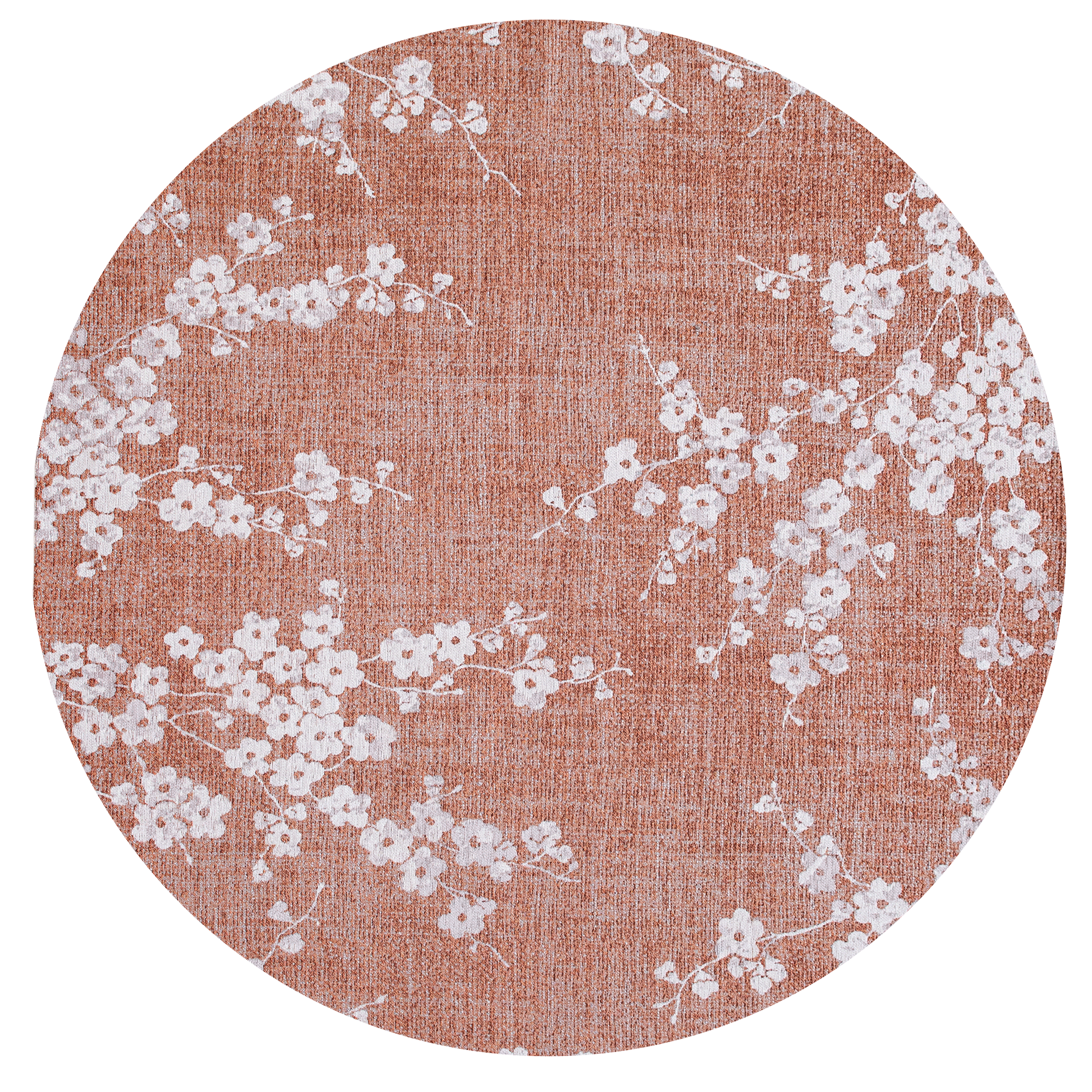 Ecorugs vloerkleed Sakura copper pink ∅ 240 cm