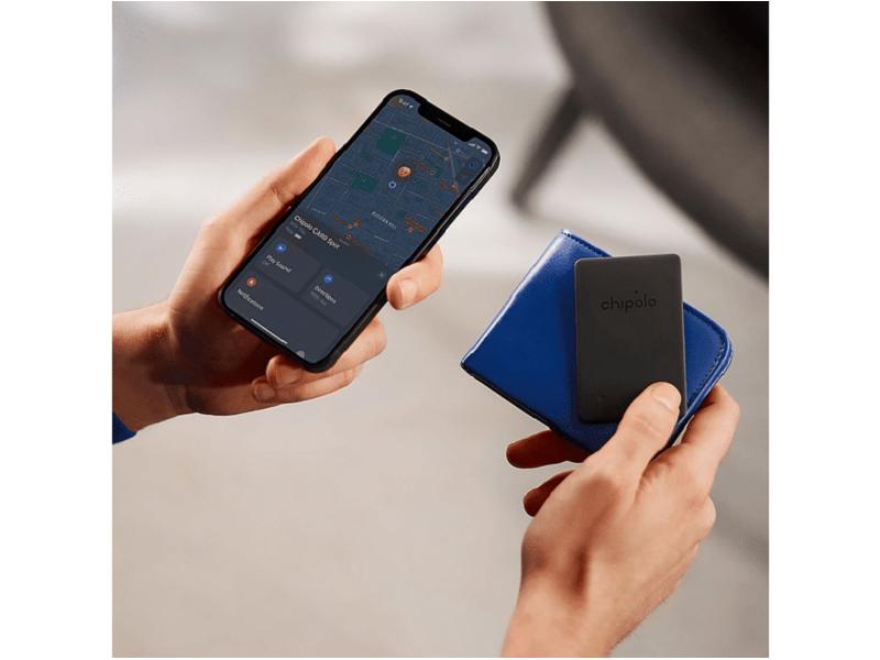 Chipolo Schlüssel- und Portemonnaie-Finder Spot Bundle, Sch Smarte Bluetooth-Ortungsgeräte zum Wiederfinden von wichtigen Objekten