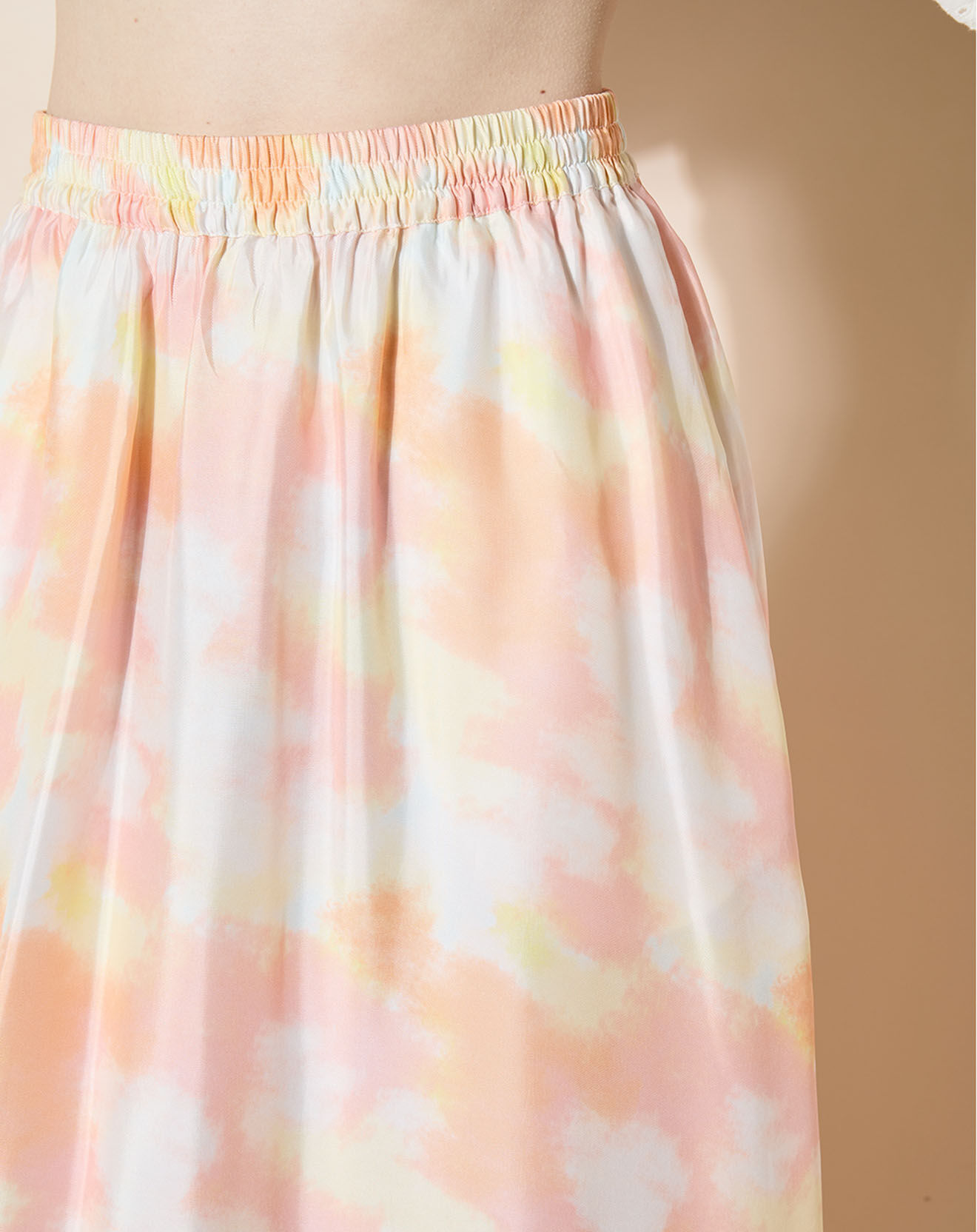 Galeries Lafayette Jupe Polly tie & dye multicolore