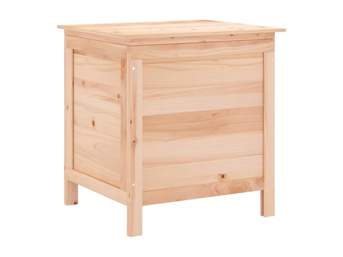 Boîte de rangement de jardin 50x49x56,5 cm bois massif de sapin