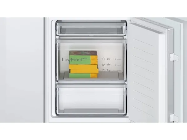 Bosch Serie | 2 KIV865SE0 - Køleskab/fryser - bund-fryser - til indbygning - niche - bredde: 56 cm - dybde: 55 cm - højde: 177.5 cm - 267 liter - Klasse E
