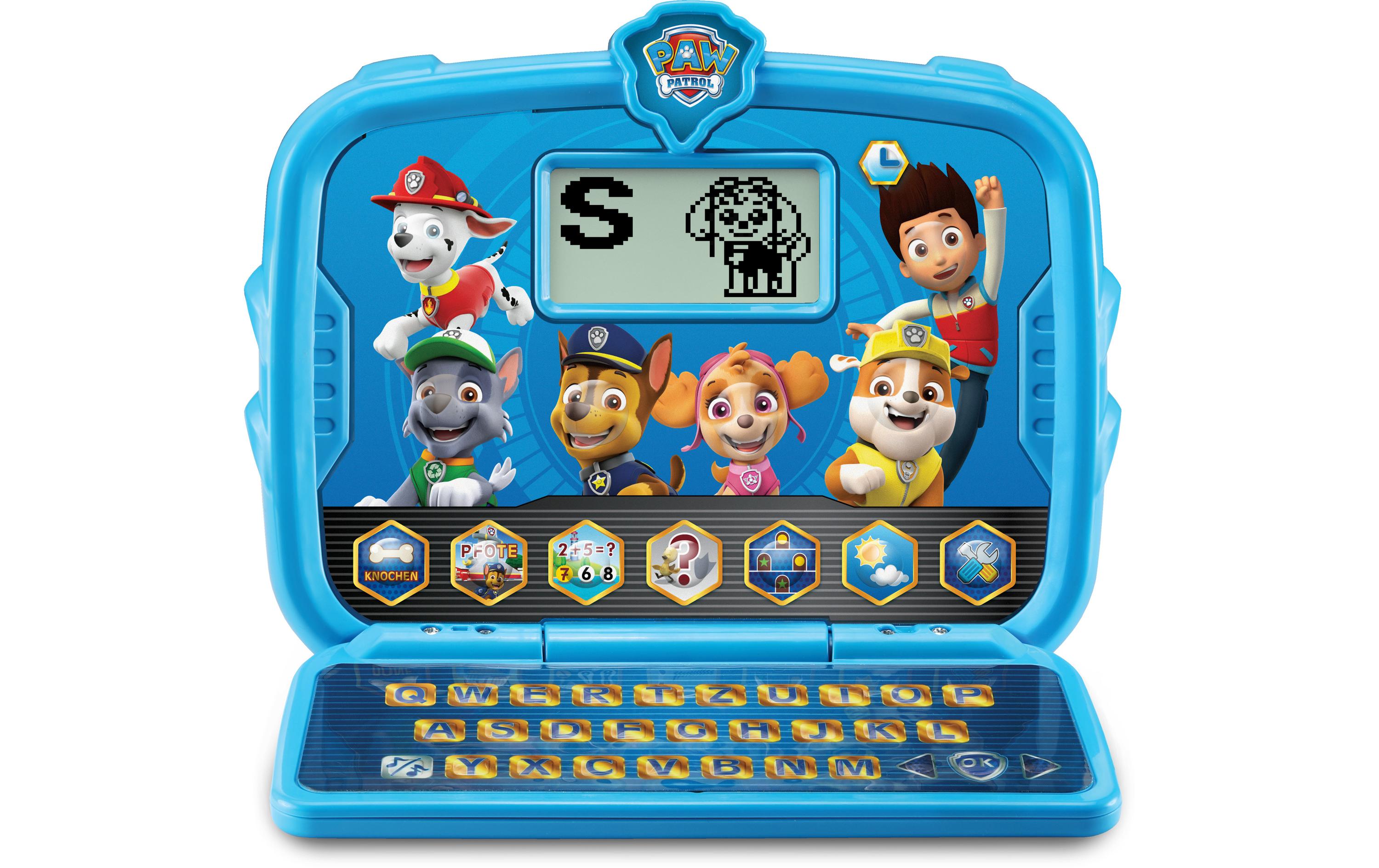 Kindertablet Paw Patrol -DE-Lernlaptop mit vielen Spielen passend zum Kinofilm