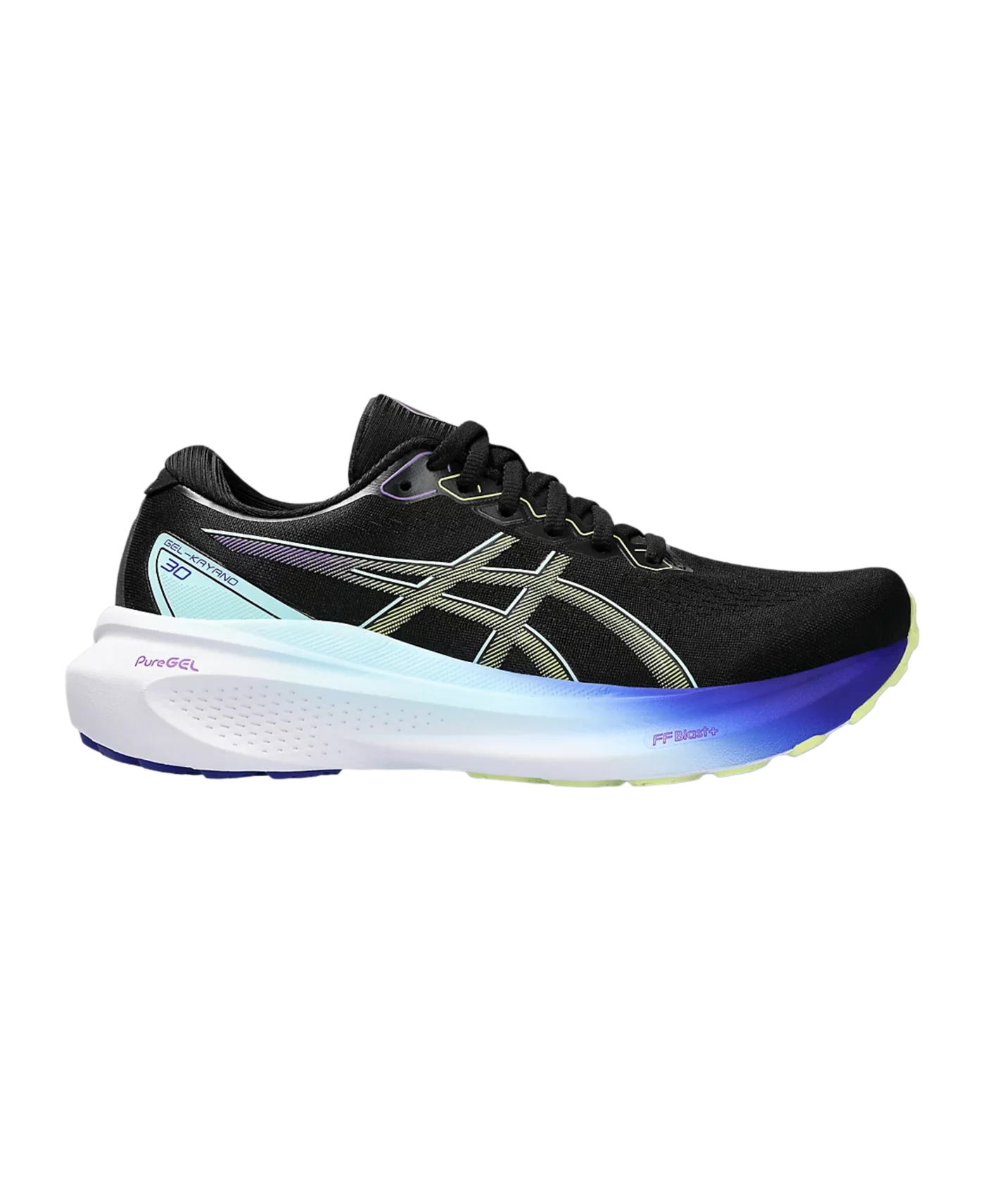 Asics Gel-Kayano 30 Damen Schwarz Gelb F003