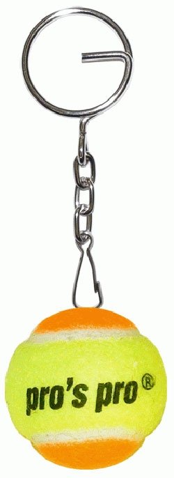 ***Schlüsselanhänger Tennisball gelb/orange