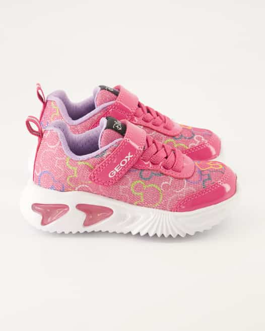 Geox Assister Girl Sneaker in Pink