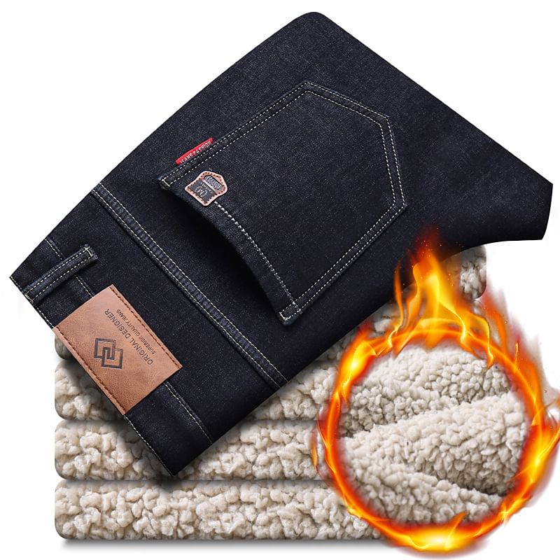 Denimic - Mid Rise Washed Straight Leg Jeans