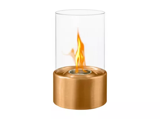 Cheminée à bioéthanol de table MARSIGLIA Bronze D16 x H27