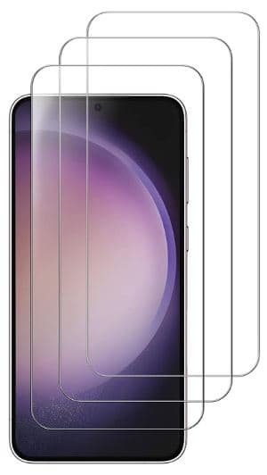 3-pakning Skjermbeskytter i herdet glass 2,5D for Samsung Galaxy S22 / S23