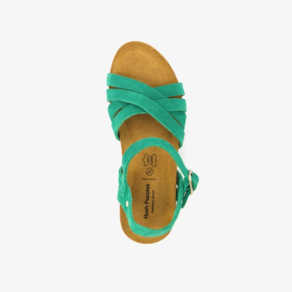 Hush Puppies Bio dames sandalen groen