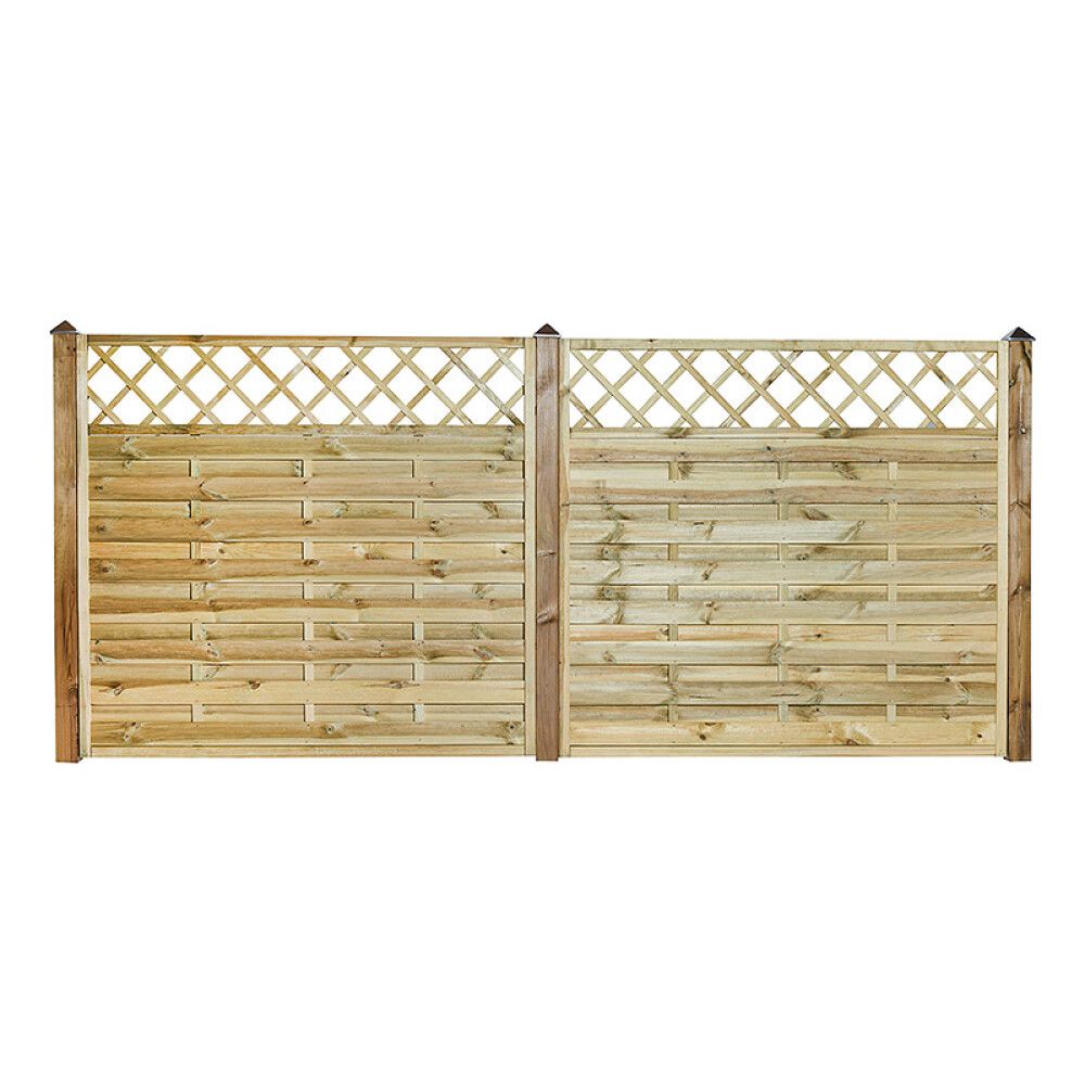 LEVEGG NORDIC FENCE SOLID 180X165CM TRYKKIMPREGNERT