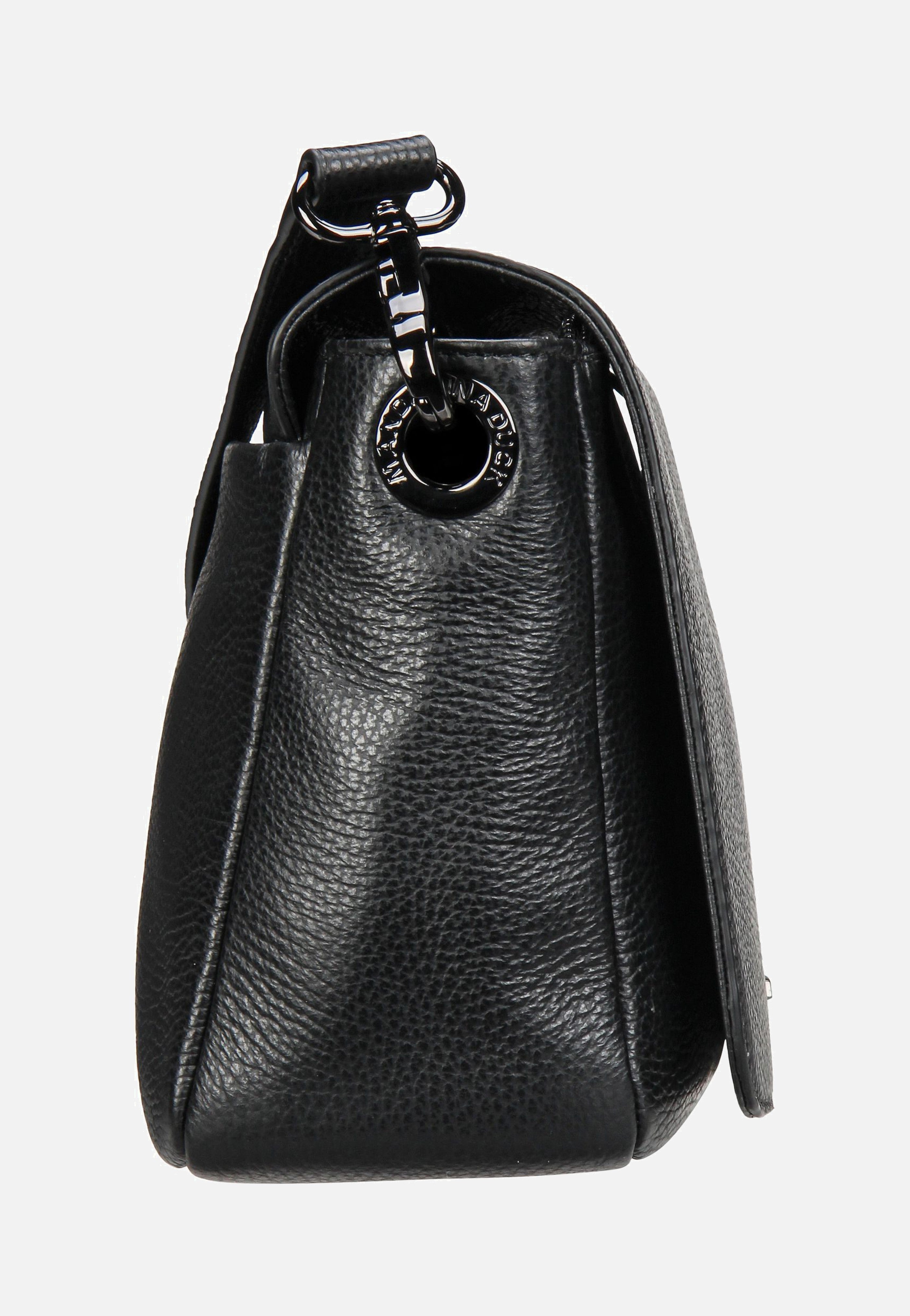 Mellow Leather Hunting Bag FZT69 Nero - Crossbody Bag