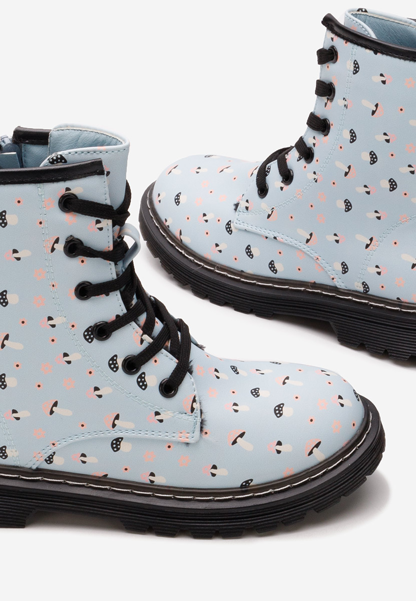 Bottines filles bleues Mushroom
