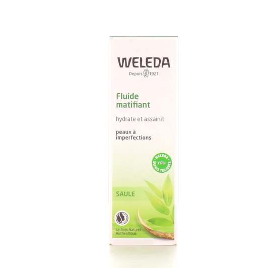 Fluide matifiant visage Weleda - Peaux à imperfections