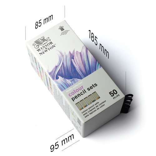 WINSOR & NEWTON™ Studio Collection Farbstift-Set, 50 Stifte