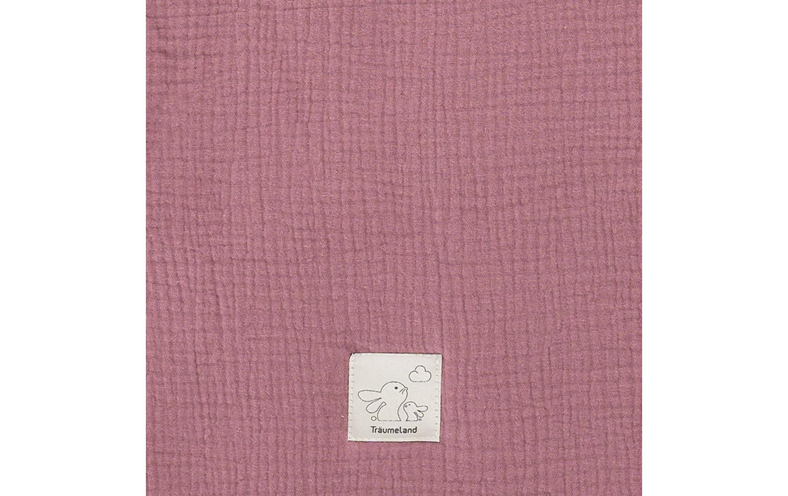 Baby-Ganzjahresschlafsack pflaume 50/56Hochwertiger Babyschlafsack aus Baumwollmusselin