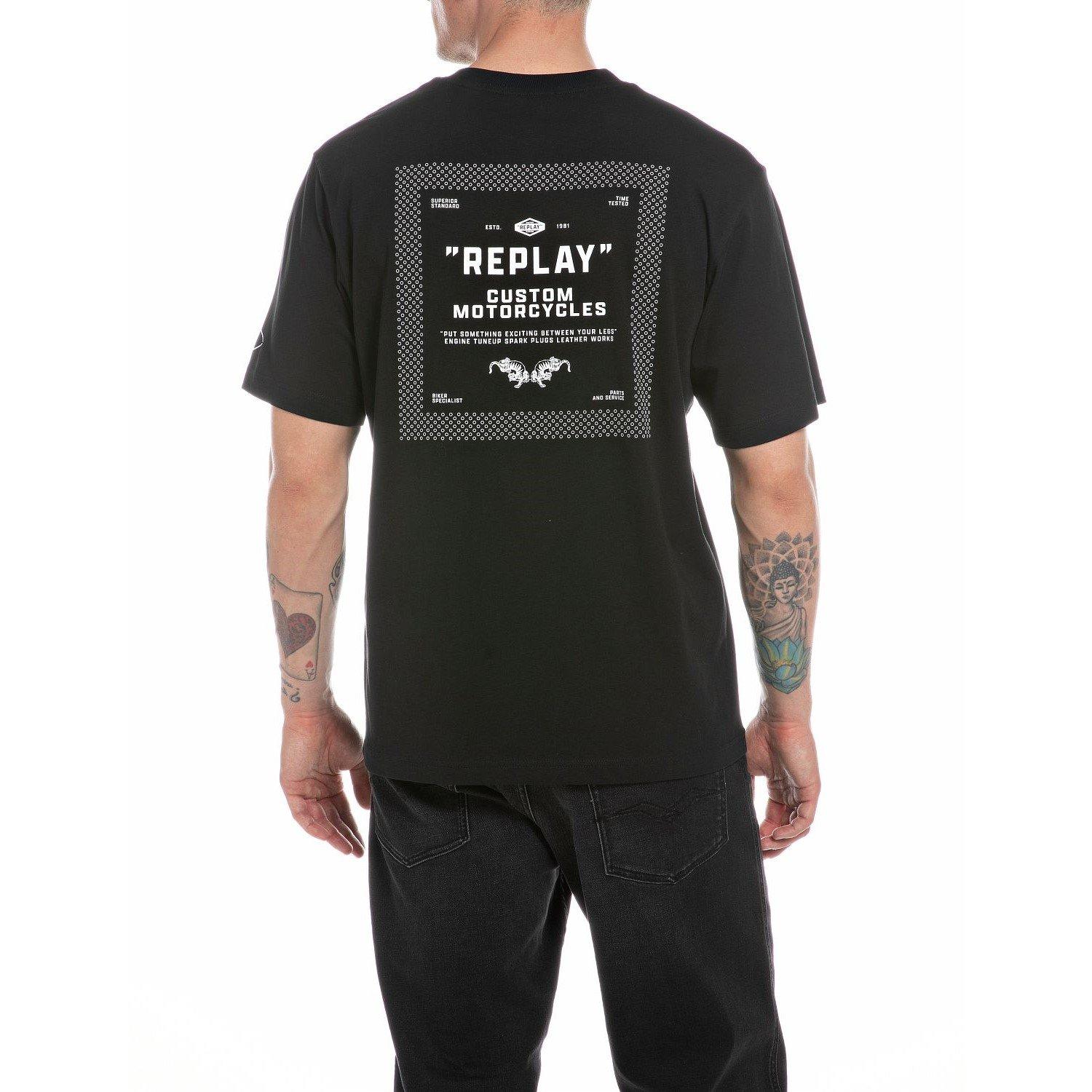 Replay Graphic T Shirt