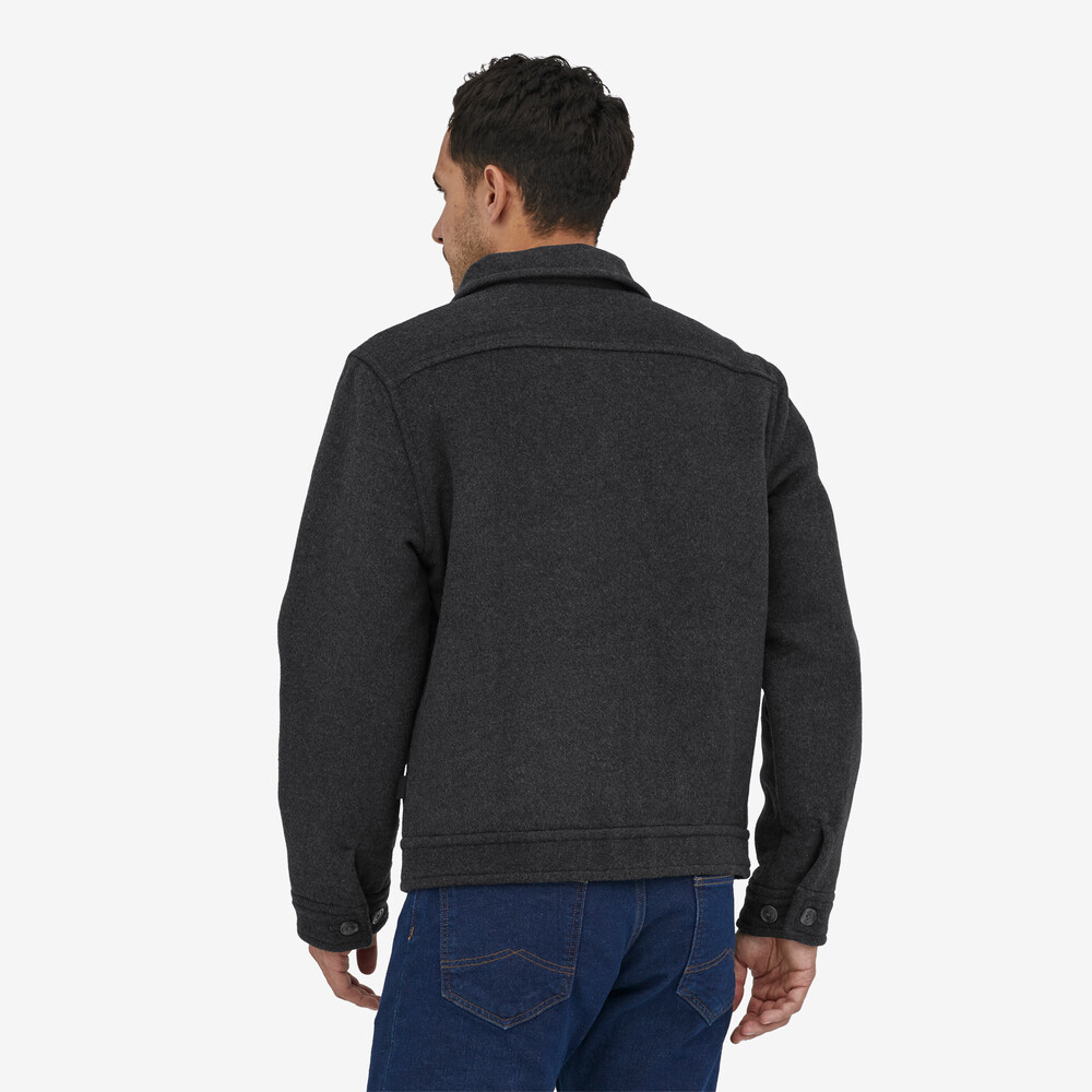 Herren-Truckerjacke aus Meltonwolle