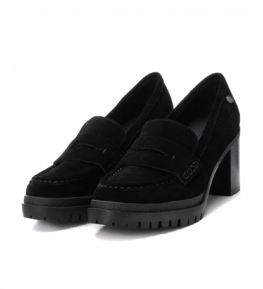 Sapatos de couro Carmela 160371 Preto - Altura do salto: 8 cm -