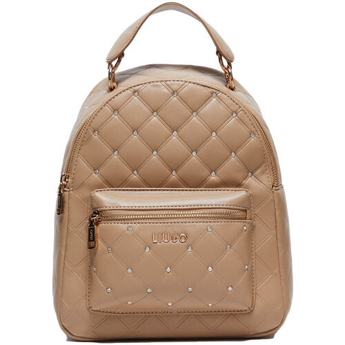 Liu Jo - Mochila acolchada con strass Marrón