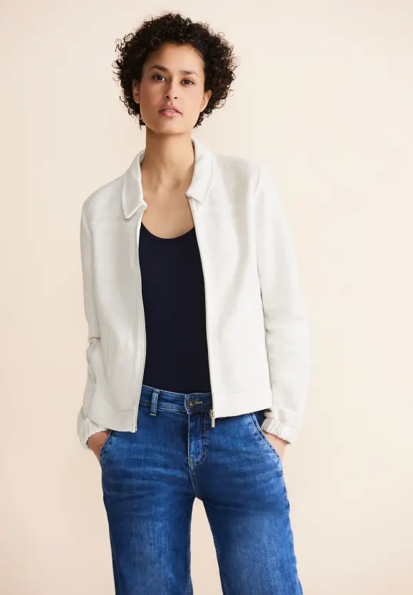 Struktur Shirtjacke - off white