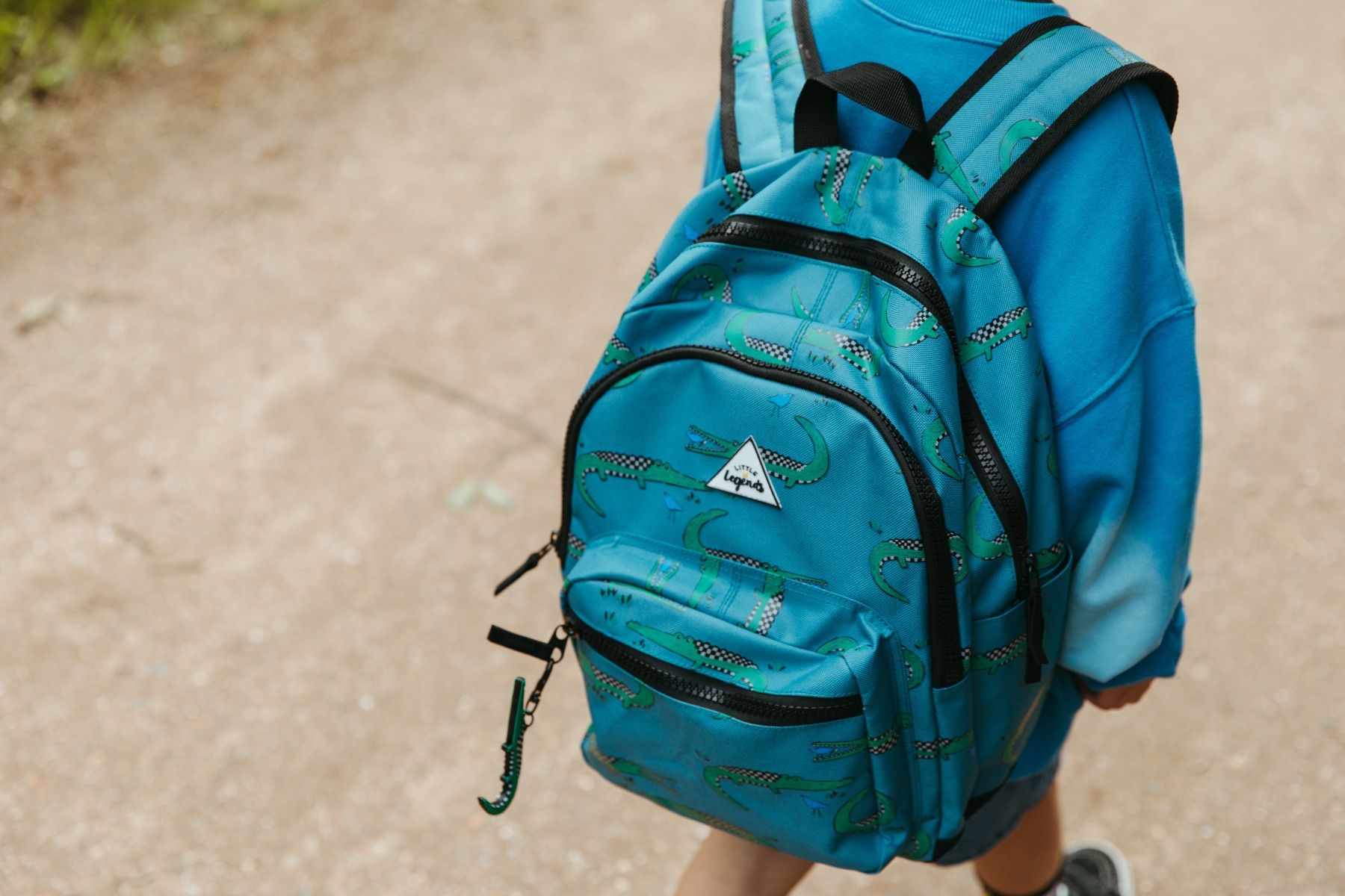 Little Legends Backpack L Croco Checkerboard