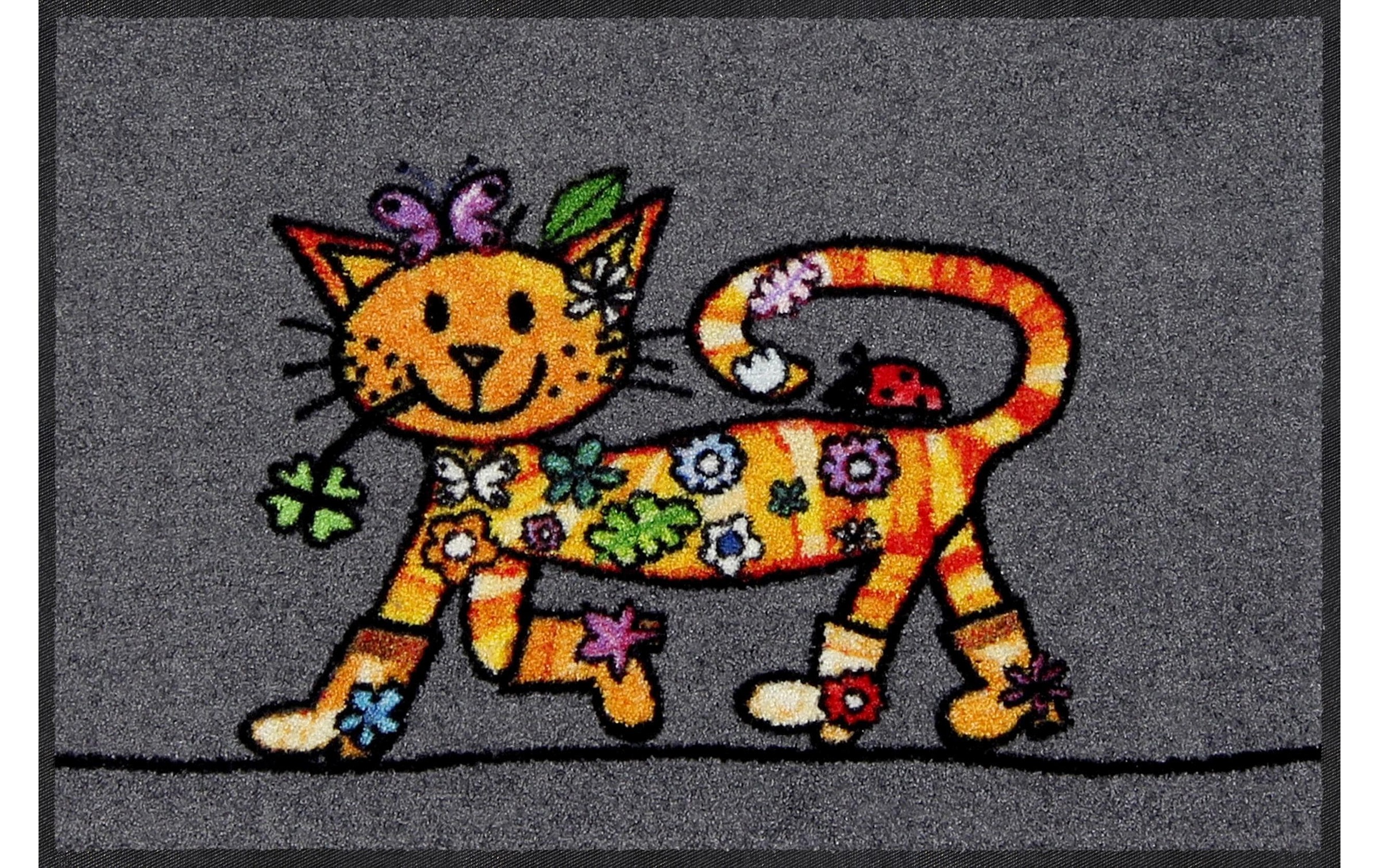 Salonloewe Fussmatte »Funky Cat 50 cm x 75 cm«