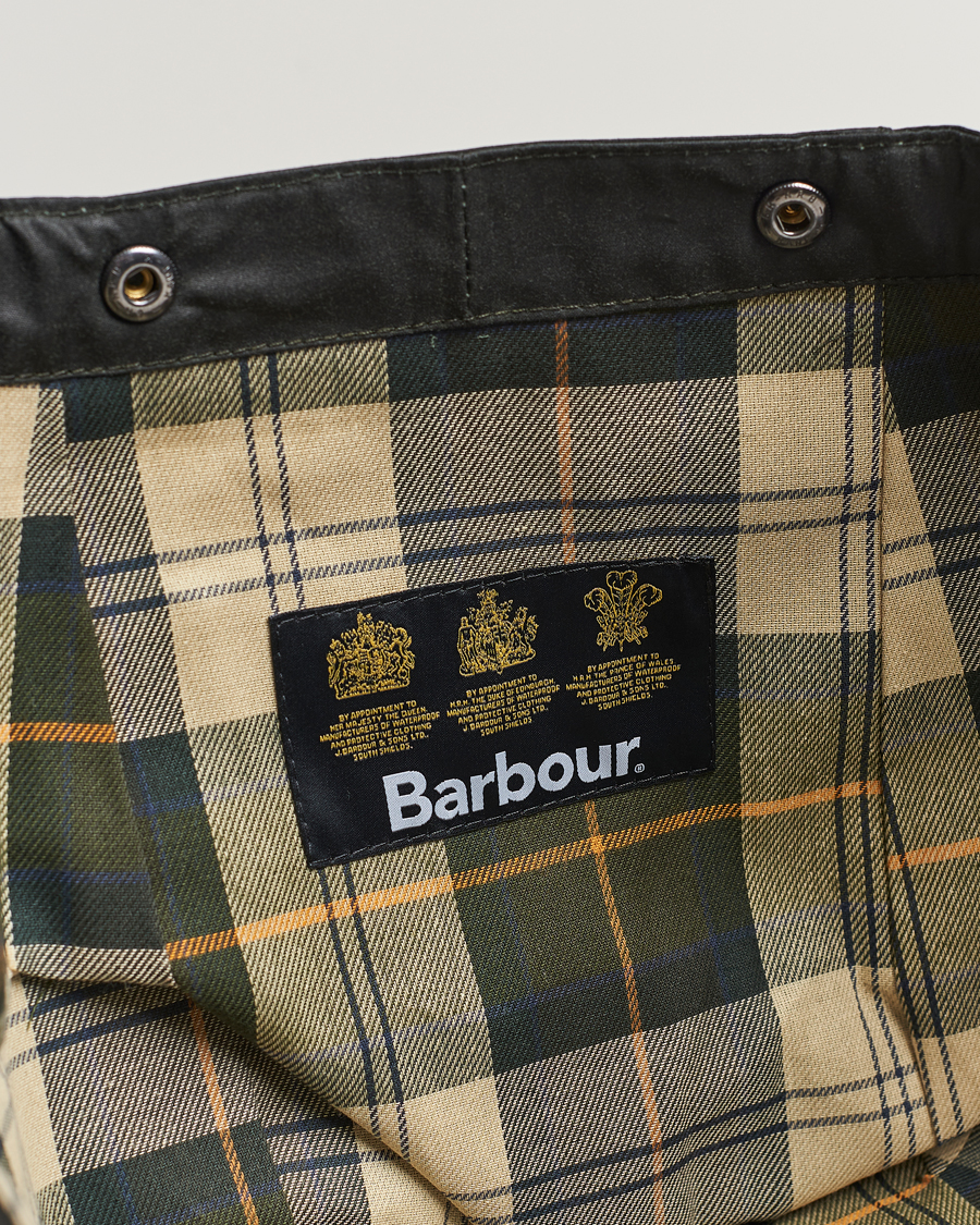 Barbour Lifestyle Waxed Cotton Hood Sage