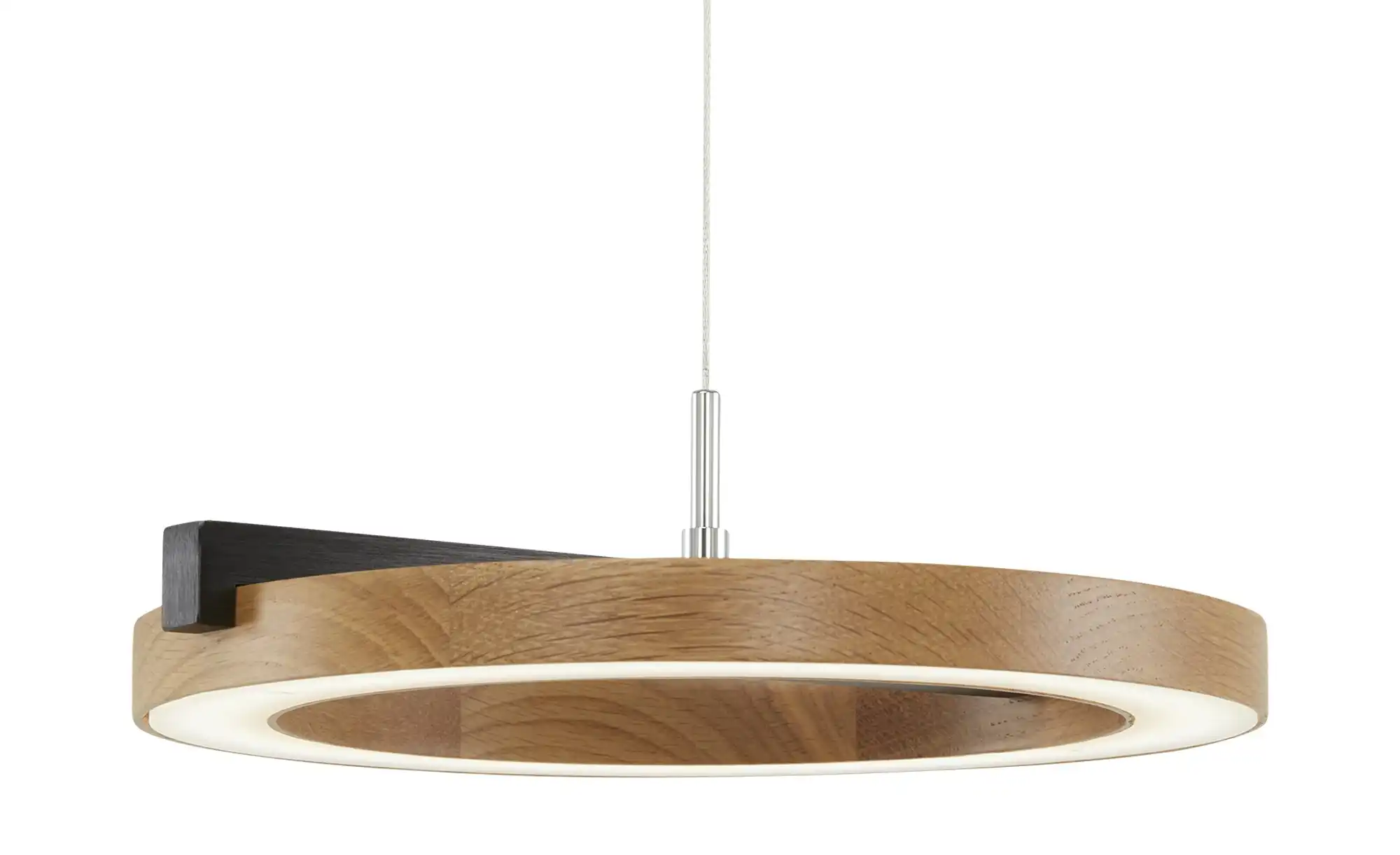 KHG LED-Pendelleuchte, 2-flammig, anthrazit / Eiche