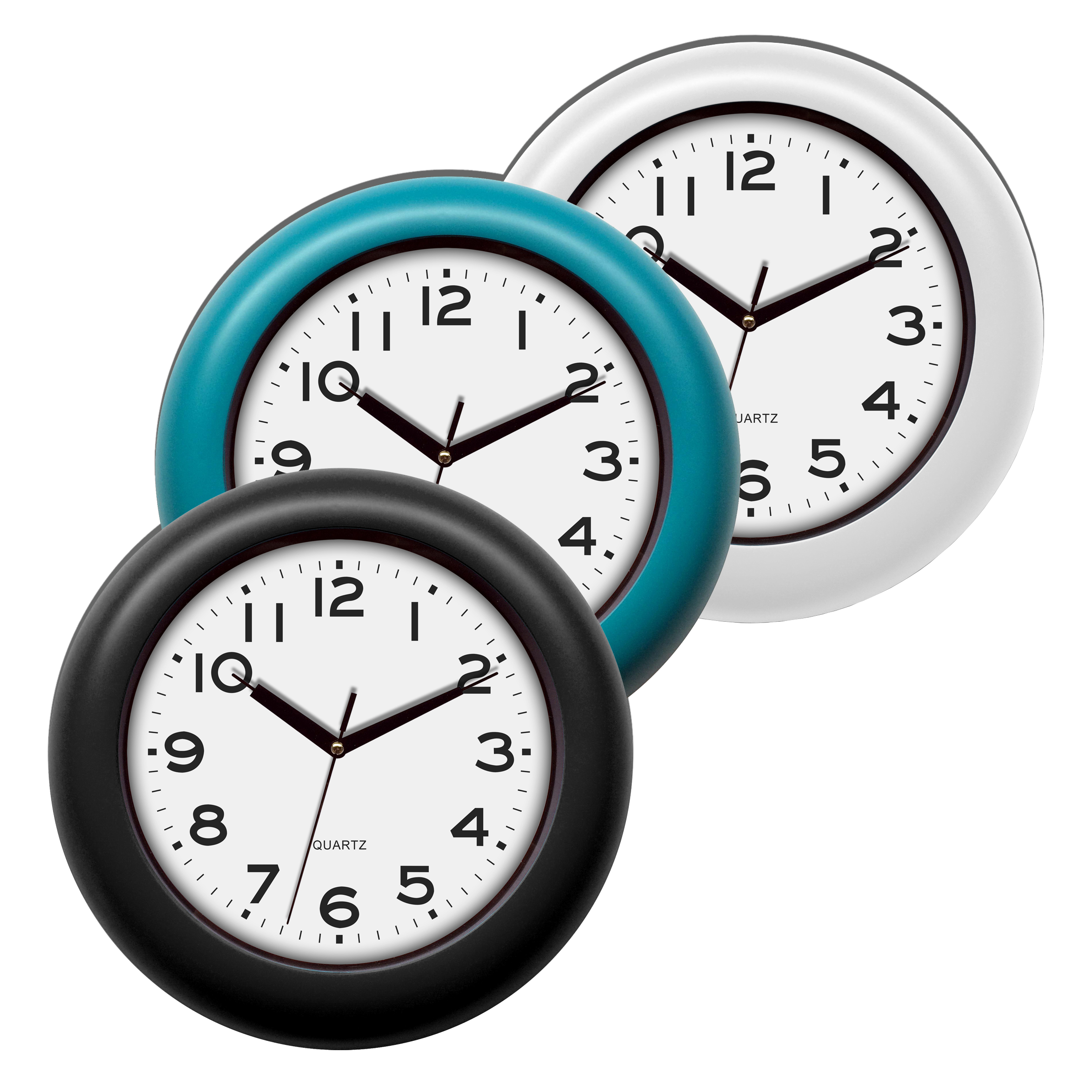 Wanduhr - verschiedene Farben - 28 cm