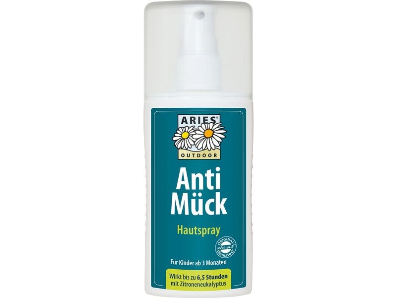Aries Insektenschutz-Spray Anti Mück 100 ml Mückenspray mit Zitroneneukalyptusöl für die Haut
