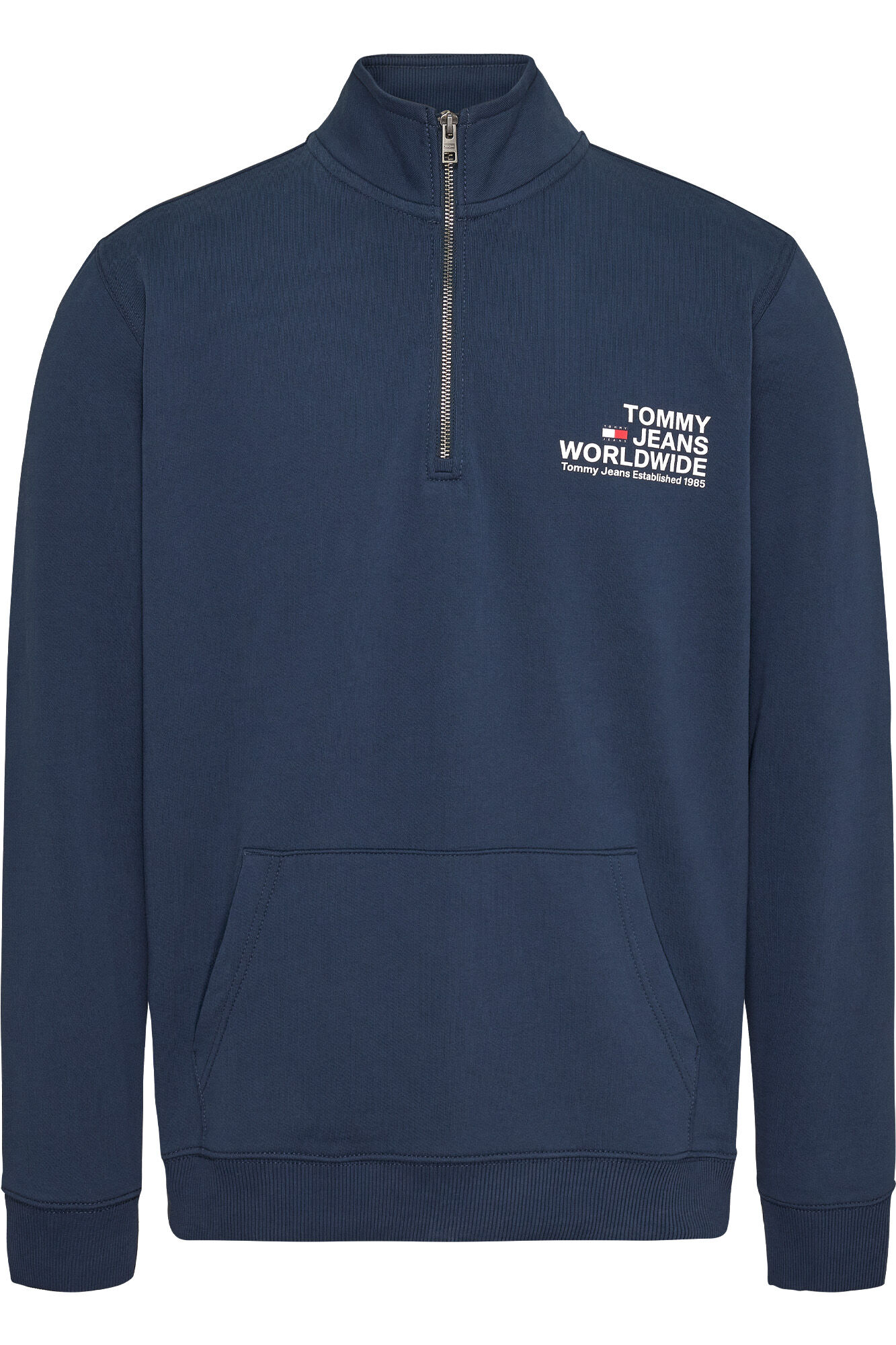 Moletom masculino Tommy Jeans com zíper.