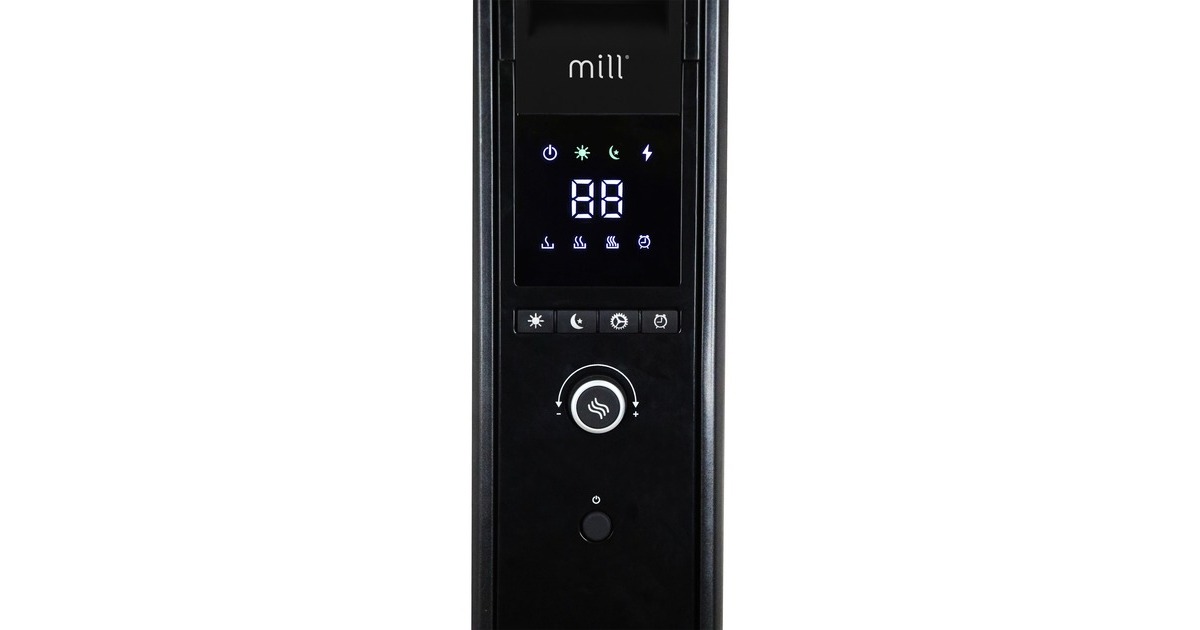 MillOlieradiator AB-H1000DNBLACK  (Zwart)