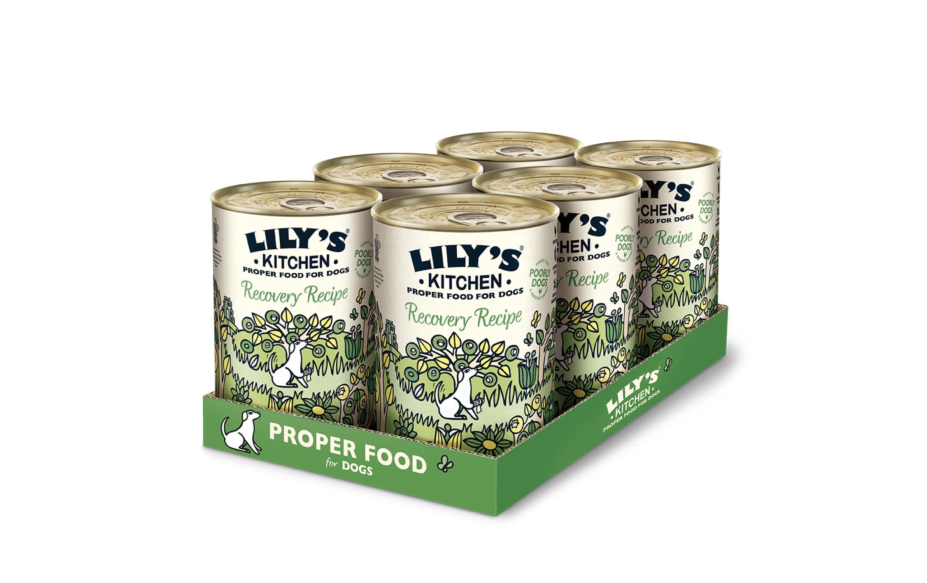 Nassfutter Recovery Recipe, 6 x 400 gGetreidefreies Nassfutter für Hunde