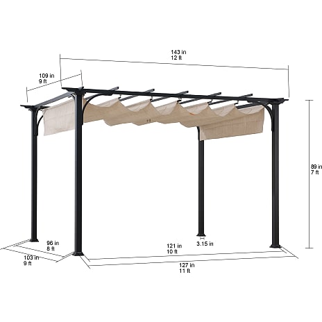 Pergola Giona 363 cm x 277 cm