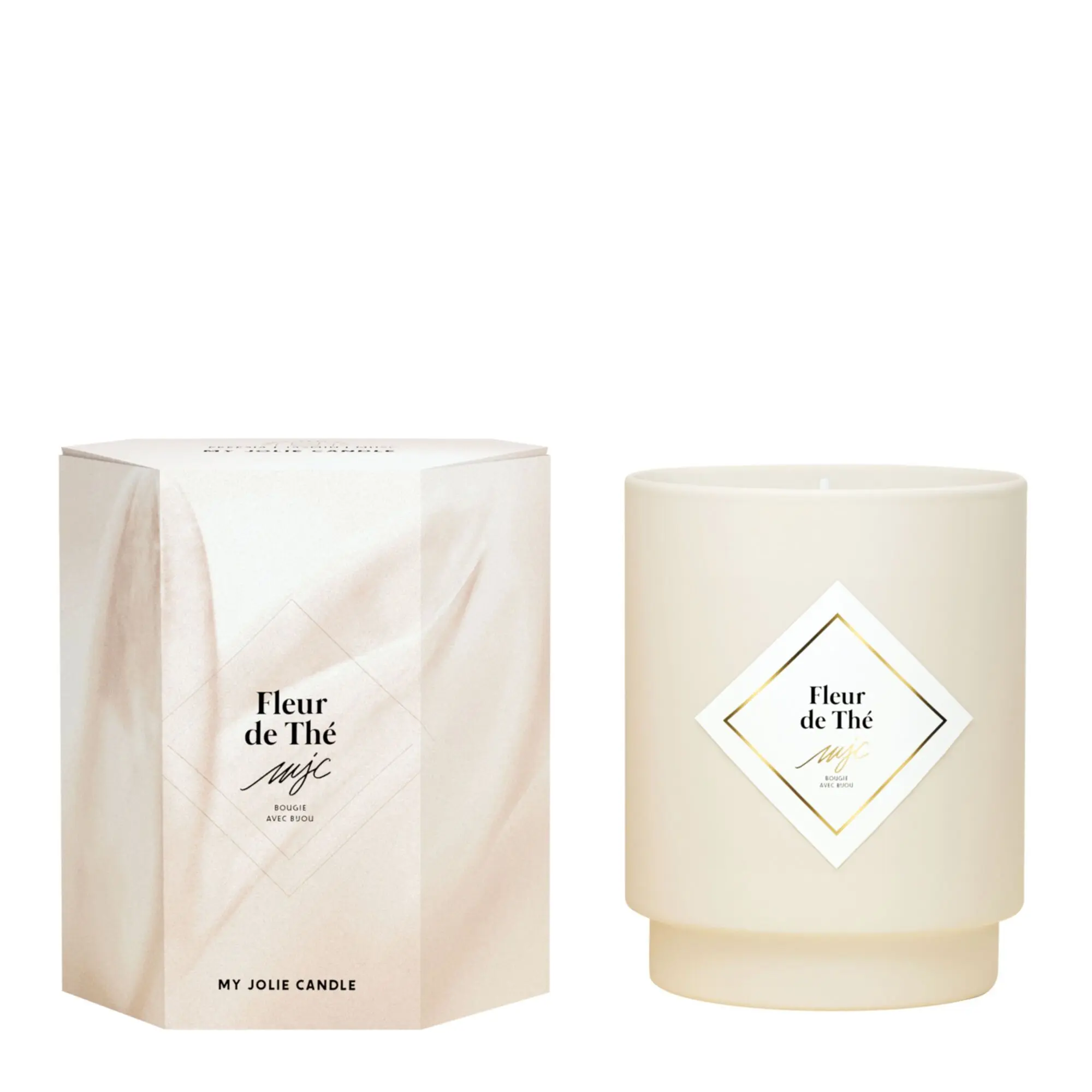 My Jolie Candle - Bougie Parfumée avec Bijou Fleur de Thé- Bougie