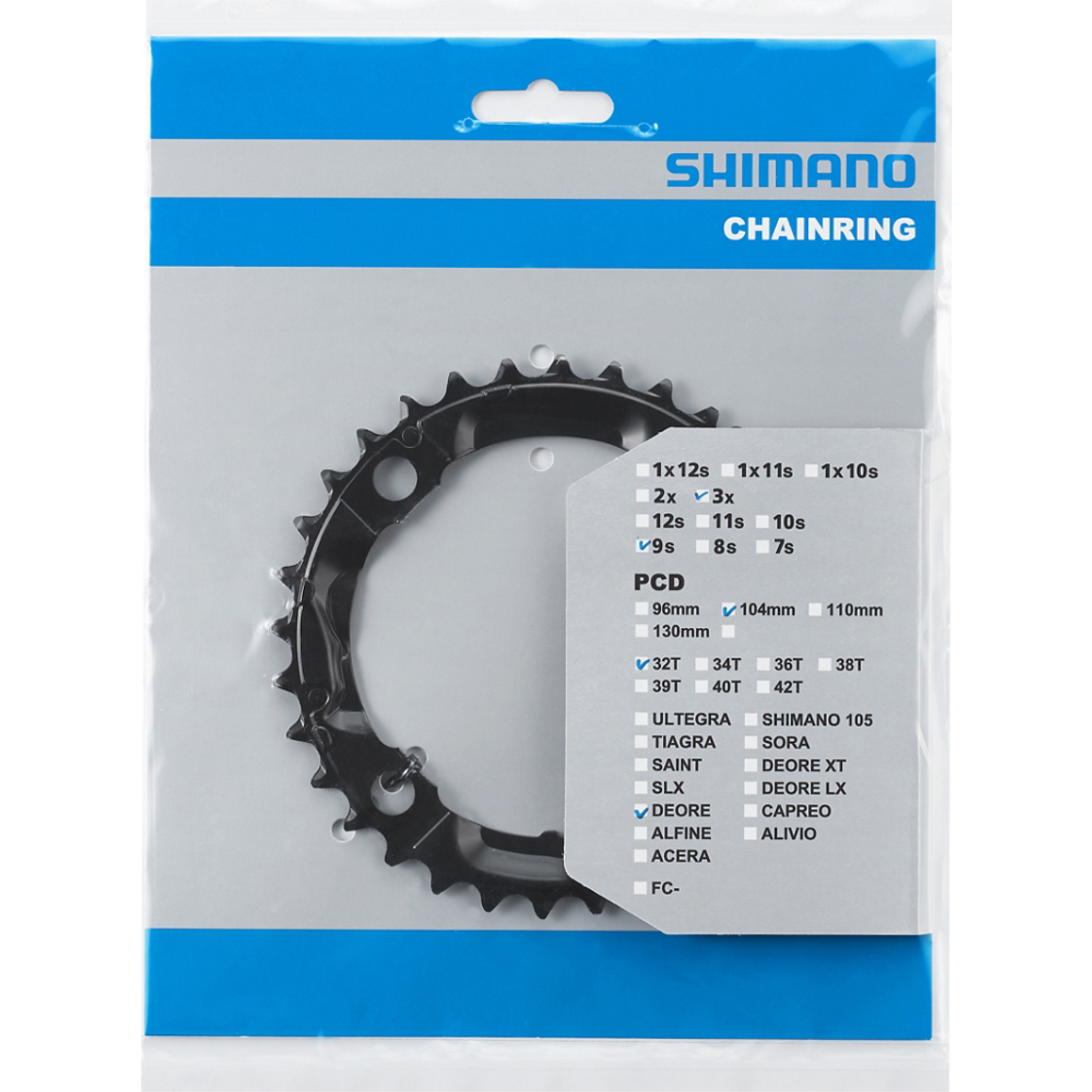 Shimano Deore M590 Kettingblad
