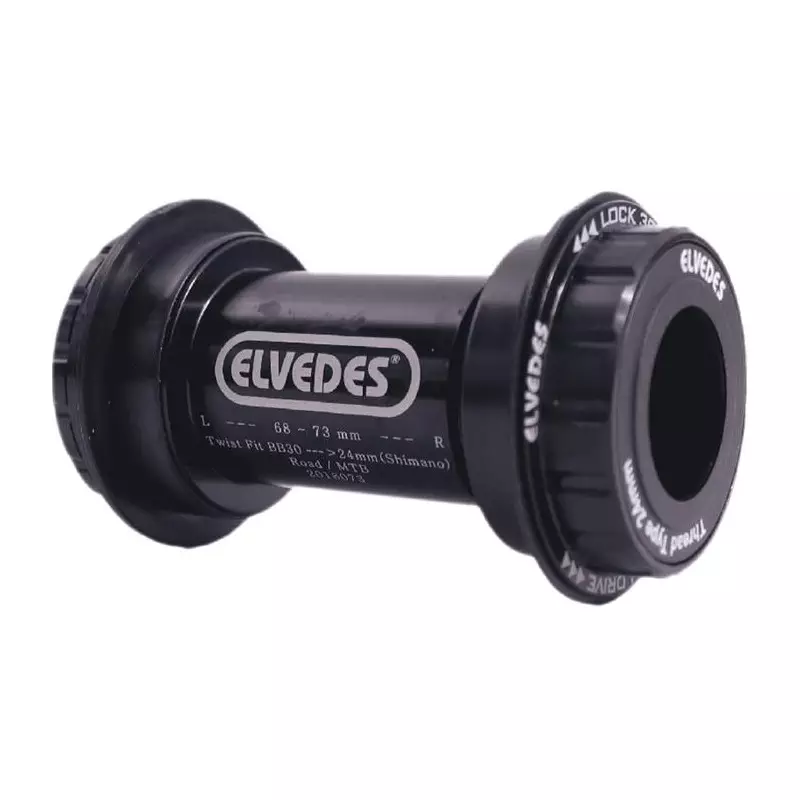 ELVEDES Boitier de pédalier PRESS-FIT 30-sup 24mm (42mm) + SPACER 90,6/95,5mm