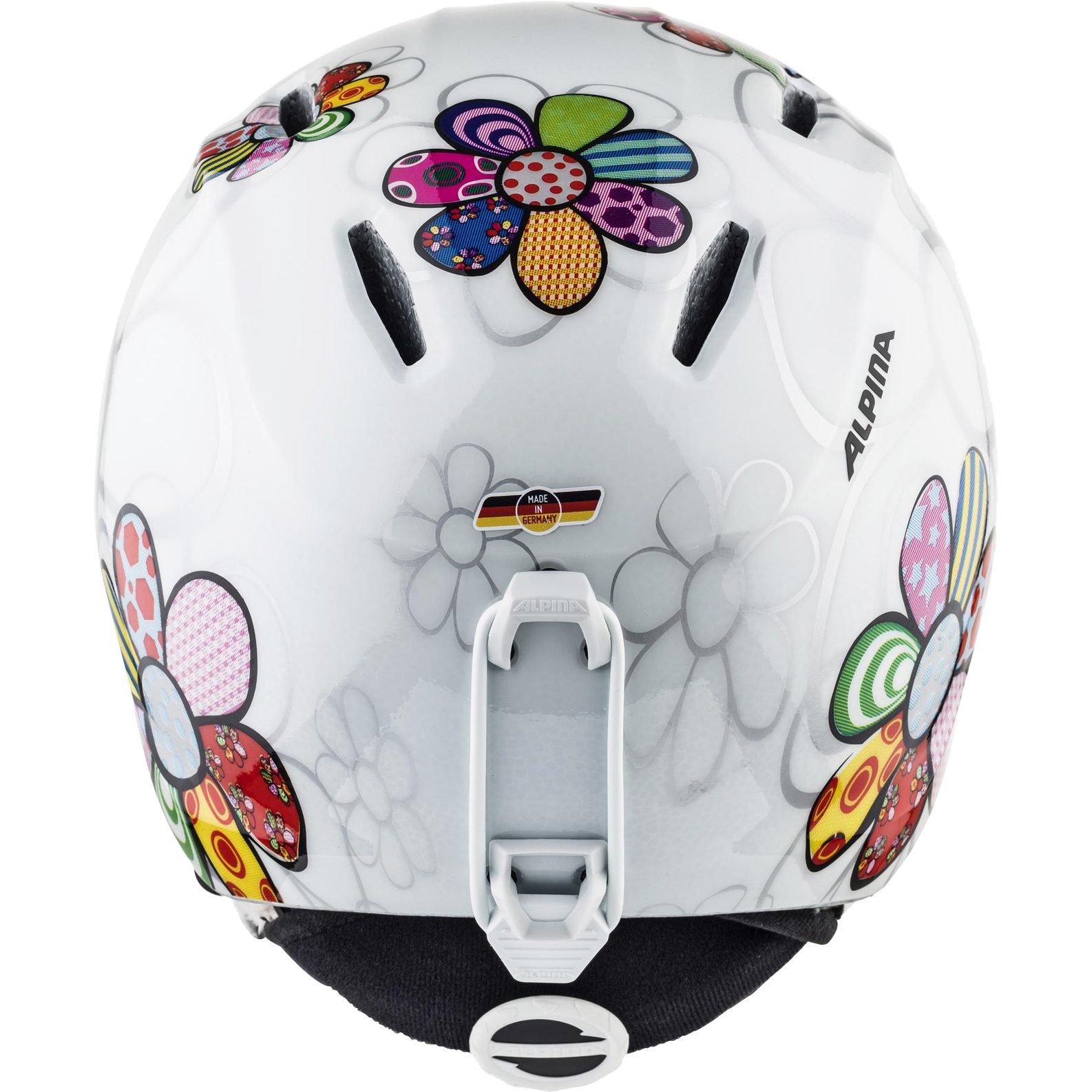 Alpina Carat LX Skihelm Kinder patchwork flower