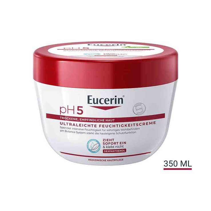 Eucerin pH5 ultraleichte Feuchtigkeitscreme, 350 ml