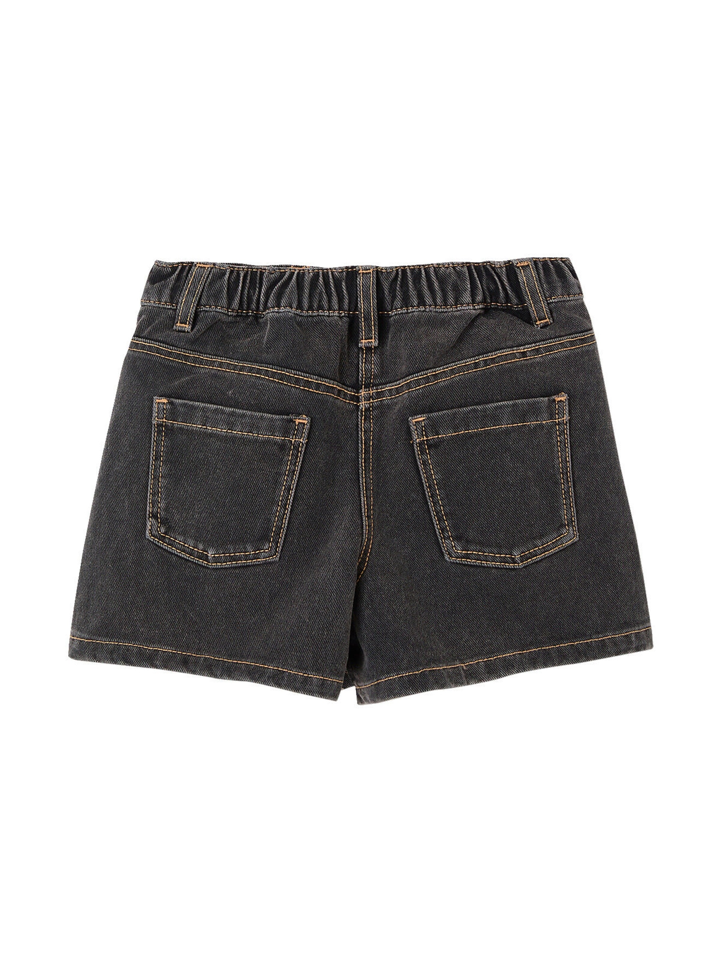 Vertbaudet Mädchen Hosenrock aus Denim anthrazit