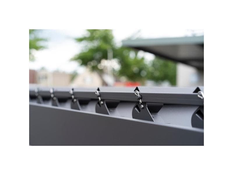 Creative Living Alu/Stahl-Pergola, Anthrazit 300 x 300 x 24 Freistehender Pavillon
